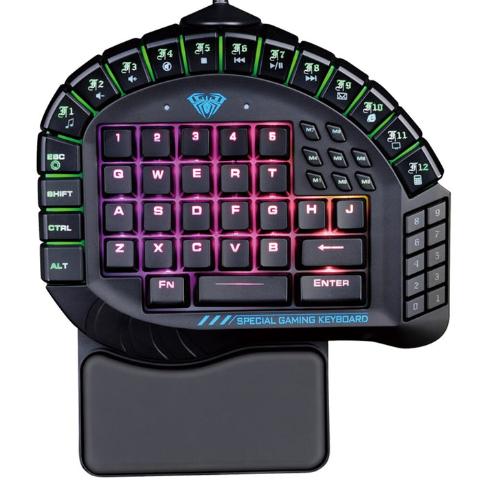 EXCALIBUR One-Handed Gaming Keyboard