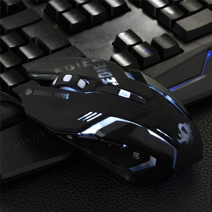 Overwatch Breathing LED Backlit Gaming Mouse