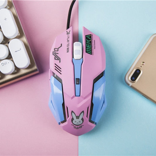 Overwatch Breathing LED Backlit Gaming Mouse