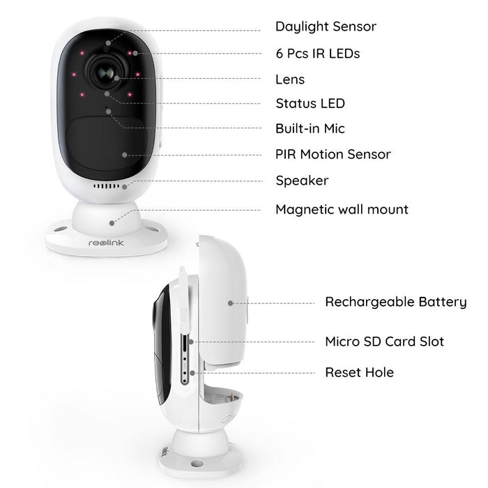 Reolink Argus 2 Wireless Security Cameras