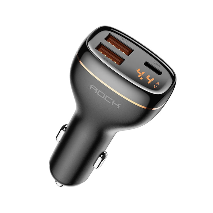 ROCK 60W 3 Port Car Charger